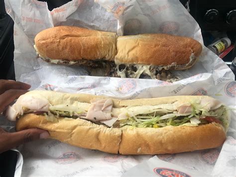 How big is a giant sub at jersey mike's. Things To Know About How big is a giant sub at jersey mike's. 